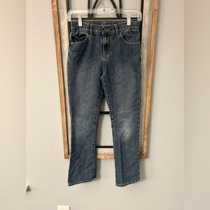 Place boys blue jeans boot cut size: 12